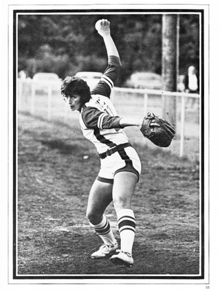 Brakette Joan Joyce, now softball coach at Florida Atlantic University. Photo: Joan Chandler-Women’s Sports Foundation.